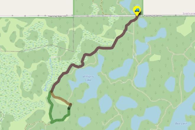 Hike route: The Enchanted Forest Loop