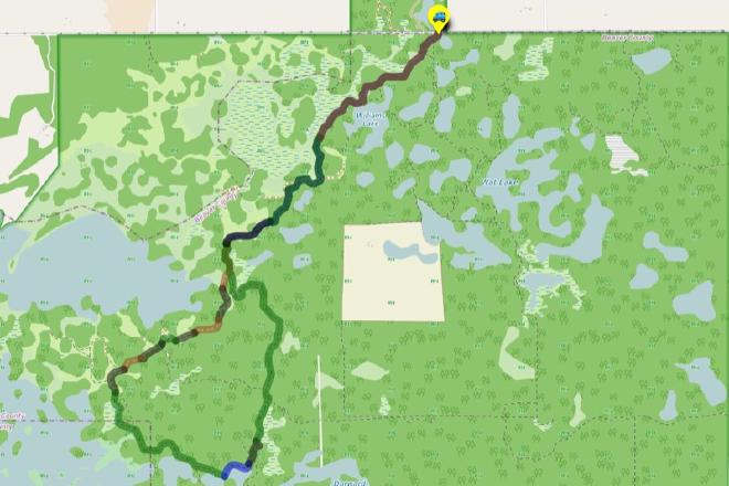 Hike route: Five Meadows Loop