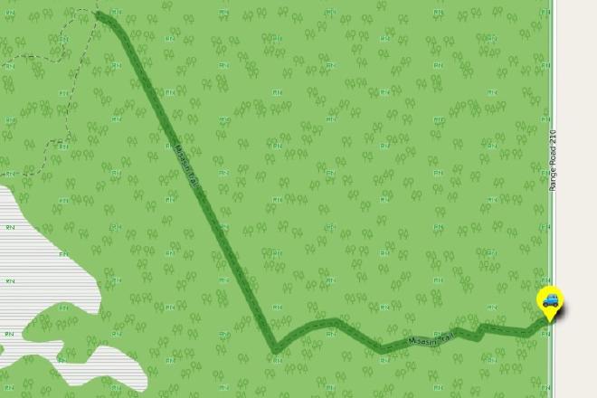 Hike route: Misasin Trail