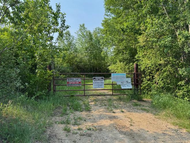 U of A Field Station Access Road Gate